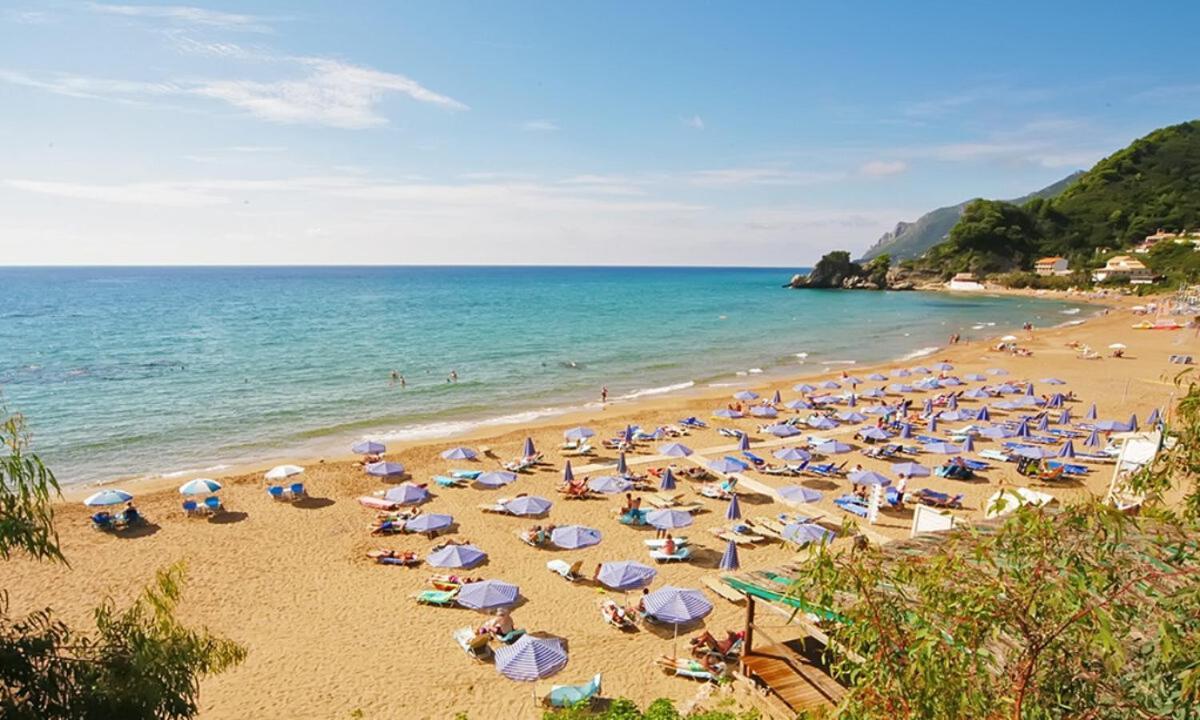 Aurora Apartment Corfu Pelekas Exteriér fotografie