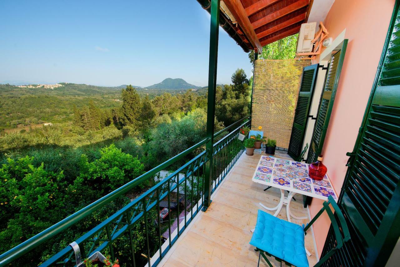 Aurora Apartment Corfu Pelekas Exteriér fotografie